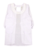 白洋装 婦人カッポー Ｍ寸丸衿 85cm丈 裾ヒダなしのカラーサンプル写真