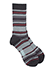 グンゼ BODYWILD 紳士ソックス 3D MADE SOCKS ボーダー柄のカラーサンプル写真