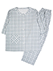 NERUGY 婦人7分袖・長パンツパジャマ チェック柄 綿100% サッカーのカラーサンプル写真
