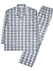 GUNZE(グンゼ)紳士長袖・長パンツパジャマ チェック柄 ナチュラルクレープ 綿100%のカラーサンプル写真