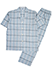 GUNZE(グンゼ)紳士半袖・長パンツパジャマ チェック柄 ナチュラルクレープ 綿100%のカラーサンプル写真