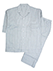 GUNZE(グンゼ)クールマジック アセドロン 紳士7分袖・7分丈パンツパジャマ ストライプ柄のカラーサンプル写真