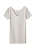 GUNZE(グンゼ)KIREILABO(キレイラボ) 完全無縫製2分袖インナー さらさら強撚綿のカラーサンプル写真