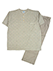 GUNZE(グンゼ)COOL PLUS(クールプラス) 紳士半袖・8分丈パンツパジャマ 小紋柄のカラーサンプル写真