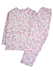 GUNZE(グンゼ)婦人長袖・長パンツパジャマ 極暖 花柄 ニットキルトのカラーサンプル写真