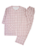 NERUGY 婦人7分袖・長パンツパジャマ チェック柄 綿100% サッカーのカラーサンプル写真