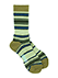 グンゼ BODYWILD 紳士ソックス 3D MADE SOCKS ボーダー柄のカラーサンプル写真