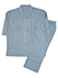 GUNZE(グンゼ)クールマジック アセドロン 婦人7分袖・7分丈パンツパジャマ ストライプ柄のカラーサンプル写真
