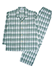 GUNZE(グンゼ)紳士長袖・長パンツパジャマ 日本製 高島ちぢみ 綿100% チェック柄のカラーサンプル写真