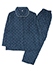 NERUGY 婦人長袖・長パンツパジャマ 綿100%ダブルガーゼ ドット柄のカラーサンプル写真