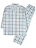 GUNZE(グンゼ)コムシコムサ 婦人長袖・長パンツパジャマ チェック 綿100%のカラーサンプル写真
