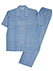 GUNZE(グンゼ)紳士半袖・長パンツパジャマ チェック柄 綿100% クレープのカラーサンプル写真