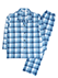 GUNZE(グンゼ)紳士長袖・長パンツパジャマ 大きなチェック柄 ソフトキルトのカラーサンプル写真