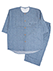 GUNZE(グンゼ)紳士7分袖・7分丈パンツパジャマ 寝るテコ 綿100% ストライプ柄のカラーサンプル写真