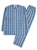 GUNZE(グンゼ)クールマジック 紳士長袖・長パンツパジャマ 綿100%吸汗速乾 サッカー 襟なしのカラーサンプル写真