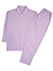 Bonheur(ボヌール)婦人長袖・長パンツパジャマ 襟付き 花柄 スムースのカラーサンプル写真