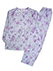 GUNZE(グンゼ)婦人長袖・長パンツパジャマ 日本製 高島ちぢみ 花柄 綿100%のカラーサンプル写真