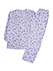 GUNZE(グンゼ)婦人長袖・長パンツパジャマ 花柄 ソフト楊柳 綿100%のカラーサンプル写真