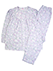 GUNZE(グンゼ)婦人長袖・長パンツパジャマ 京都捺染 日本製 綿100%天竺のカラーサンプル写真