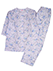 GUNZE(グンゼ)婦人7分袖・長パンツパジャマ 花柄 ナチュラル楊柳 綿100%のカラーサンプル写真