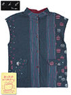 れんげ 婦人前あき裏フリース和柄ベスト カイロポケット付きの詳細画面へ