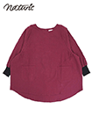 naturic タブリエ割烹着 無地 cotton100% 袖口リブの詳細画面へ