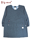 Big mama(ビッグママ) 割烹着 デニム 後ろ開きの詳細画面へ