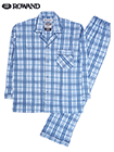 ROWAND(ロワンド)紳士長袖・長パンツパジャマ 日本製 綿100% スムースの詳細画面へ