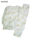 GUNZE(グンゼ)婦人長袖・長パンツパジャマ 花柄 ナチュラル楊柳 綿100%の詳細画面へ
