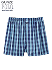 グンゼ POLO(ポロ) 紳士トランクス(前あき) チェック柄の詳細画面へ
