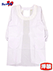 白洋装 婦人カッポー Ｍ寸丸衿 85cm丈 裾ヒダなしの詳細写真Ａ