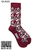 グンゼ BODYWILD 紳士ソックス 3D MADE SOCKS 幾何学柄の詳細写真Ａ