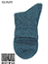 グンゼ BODYWILD 紳士ソックス ショート丈 3D MADE SOCKS 杢調の詳細写真Ａ