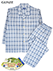 GUNZE(グンゼ)紳士長袖・長パンツパジャマ 快適設計 綿100%の詳細写真Ａ