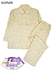 GUNZE(グンゼ)婦人長袖・長パンツパジャマ 衿付き 保湿加工 スムースの詳細写真Ａ