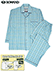 ROWAND(ロワンド)紳士長袖・長パンツパジャマ 綿100% 天竺 日本製 チェック柄　　    の詳細写真Ａ