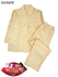 GUNZE(グンゼ)婦人長袖・長パンツパジャマ 極暖 小花柄の詳細写真Ａ