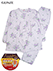 GUNZE(グンゼ)ホットマジック 婦人長袖・長パンツパジャマ 吸湿発熱 ソフトキルト 花柄の詳細写真Ａ