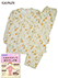 GUNZE(グンゼ)婦人長袖・長パンツパジャマ らくらく応援シリーズ 大きめボタン 花柄の詳細写真Ａ