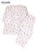 GUNZE(グンゼ)婦人7分袖・長パンツパジャマ バラ柄の詳細写真Ａ