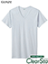 GUNZE(グンゼ)ClearSta(クリアスタ) 紳士VネックTシャツの詳細写真Ａ