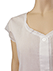 Creos(クレオス)クレープ 婦人フレンチ袖前ボタンの詳細写真Ｂ