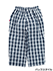Smile mama(スマイルママ) 婦人先染めサッカーサブリナパンツ チェック柄の詳細写真Ｂ