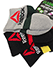 GUNZE(グンゼ)Reebok 紳士ショートソックス 3PACK CLEAN＋DRY  足首にロゴの詳細写真Ｂ