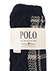 GUNZE(グンゼ)POLO(ポロ)レッグウォーマー 裏ボア チェック＆ケーブル柄の詳細写真Ｂ