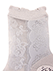 シルク混 婦人シースルーソックス 花柄の詳細写真Ｂ