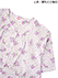GUNZE(グンゼ)婦人半袖・長パンツパジャマ 綿100% デオドラント加工の詳細写真Ｂ