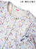 GUNZE(グンゼ)婦人長袖・長パンツパジャマ 大きめボタン 京都捺染の詳細写真Ｂ