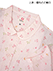 GUNZE(グンゼ)LiRaku(リラク)婦人長袖・長パンツパジャマ 花と鳥柄の詳細写真Ｂ