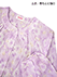 GUNZE（グンゼ）婦人長袖・長パンツパジャマ ひんやり肌ざわり キシリトール加工の詳細写真Ｂ